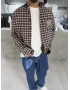 Kahve Exclusıve Ekose Oversize Gömlek