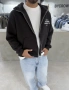 Siyah Craft Oversize Hırka