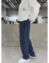 Lacivert Premium Yıkamalı Baggy Eşofman
