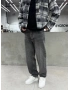 Antrasit Yıkamalı Relax Baggy Jean