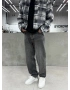 Antrasit Yıkamalı Relax Baggy Jean