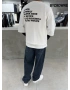 Beyaz Mind 6 Oversize Sweat