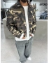 Kamuflaj Premium Oversize Ceket
