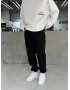 Siyah Paçası Lastikli Eşofman