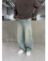 Buz Mavi Life Eskitme Bol Kalıp Baggy Jean