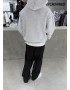 321 Gri Yıkamalı Oversize Sweatshirt