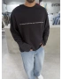 Antrasit Money Oversize Sweat