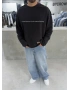 Antrasit Money Oversize Sweat