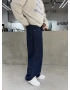 Lacivert Life Eskitme Bol Kalıp Baggy Jean