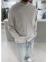 Krem Premium Yıkamalı Sweat