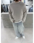 Krem Premium Yıkamalı Sweat