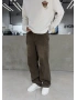 Kahve Premium Style Baggy Jean