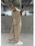 Bej Premium Style Baggy Jean