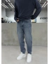 Mavi Yıkamalı Denim Boyfriend Jean