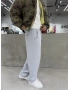 Gri Melange Loose Baggy Eşofman