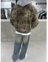 Kamuflaj Premium Oversize Şişme Mont