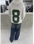 Ice Gri 08 Sırt Baskılı Sweatshirt