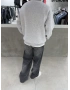 Gri 86 Kamuflaj Oversize Sweat