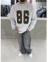 Gri 86 Kamuflaj Oversize Sweat