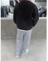 Siyah 86 Kamuflaj Oversize Sweat