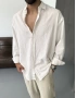 Beyaz Linen Oversize Gömlek