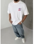 Beyaz Love Oversize T-shirt
