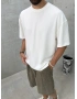 Beyaz Modal Oversize T-shirt