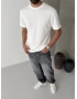 Beyaz Modal Regular T-shirt