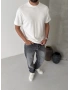 Beyaz Modal Regular T-shirt