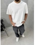 Beyaz Premium Oversize T-Shirt