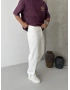 Beyaz Regular Baggy Jean