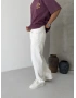 Beyaz Regular Baggy Jean