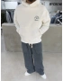 Beyaz Respect Oversize Sweat