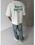 Beyaz Respect Oversize Tshirt