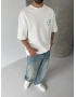 Beyaz Respect Oversize Tshirt