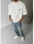Beyaz Respect Oversize Tshirt