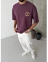 Bordo Respect Oversize T-shirt