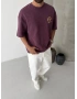 Bordo Respect Oversize T-shirt