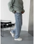 Buz Mavi Loose Fit Baggy Jean
