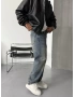 Eskitme Mavi Denim Baggy Jean