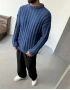 İndigo Premium Nordic Oversize Kazak