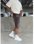 Kahve Yıkamalı Effect Denim Şort