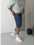 Koyu Mavi Denim Bol Kalıp Şort