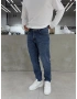 Koyu Mavi Premium Yıkamalı Boyfriend Jean