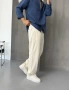 Krem Keten Bol Kalıp Baggy
