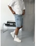 Mavi Bol Kalıp Denim Şort