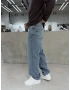 Mavi Yıkamalı Premium Baggy Jeans