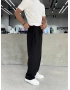 Siyah Baloon Fit Kumaş Baggy