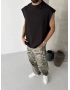 Siyah Basic Oversize Atlet
