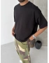 Siyah Boxy Oversize T-shirt
